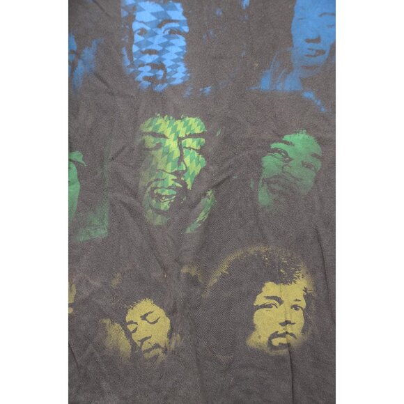 VTG 90s NOT a REPRINT! Jimi Hendrix Collage Rock Tee T-Shirt Men's Size L Guita - Picture 3 of 11
